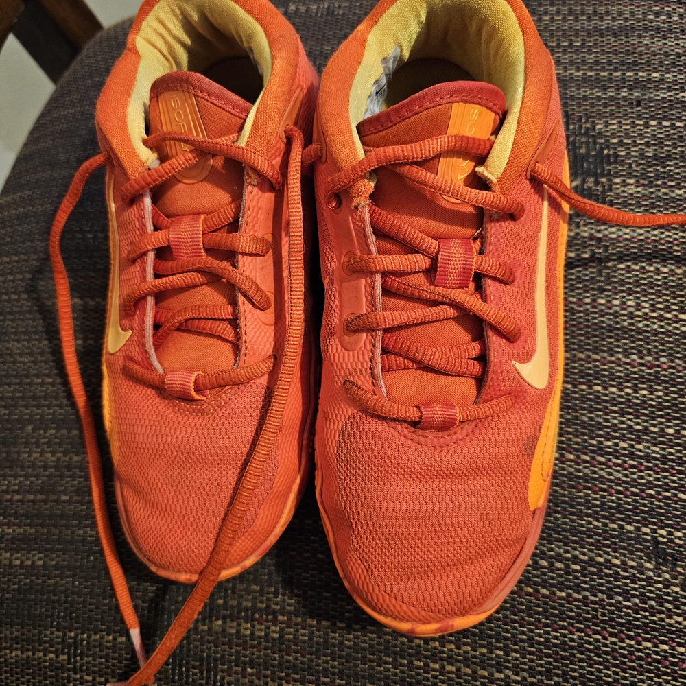 Nike Kids' Yellow and Orange Sneakers